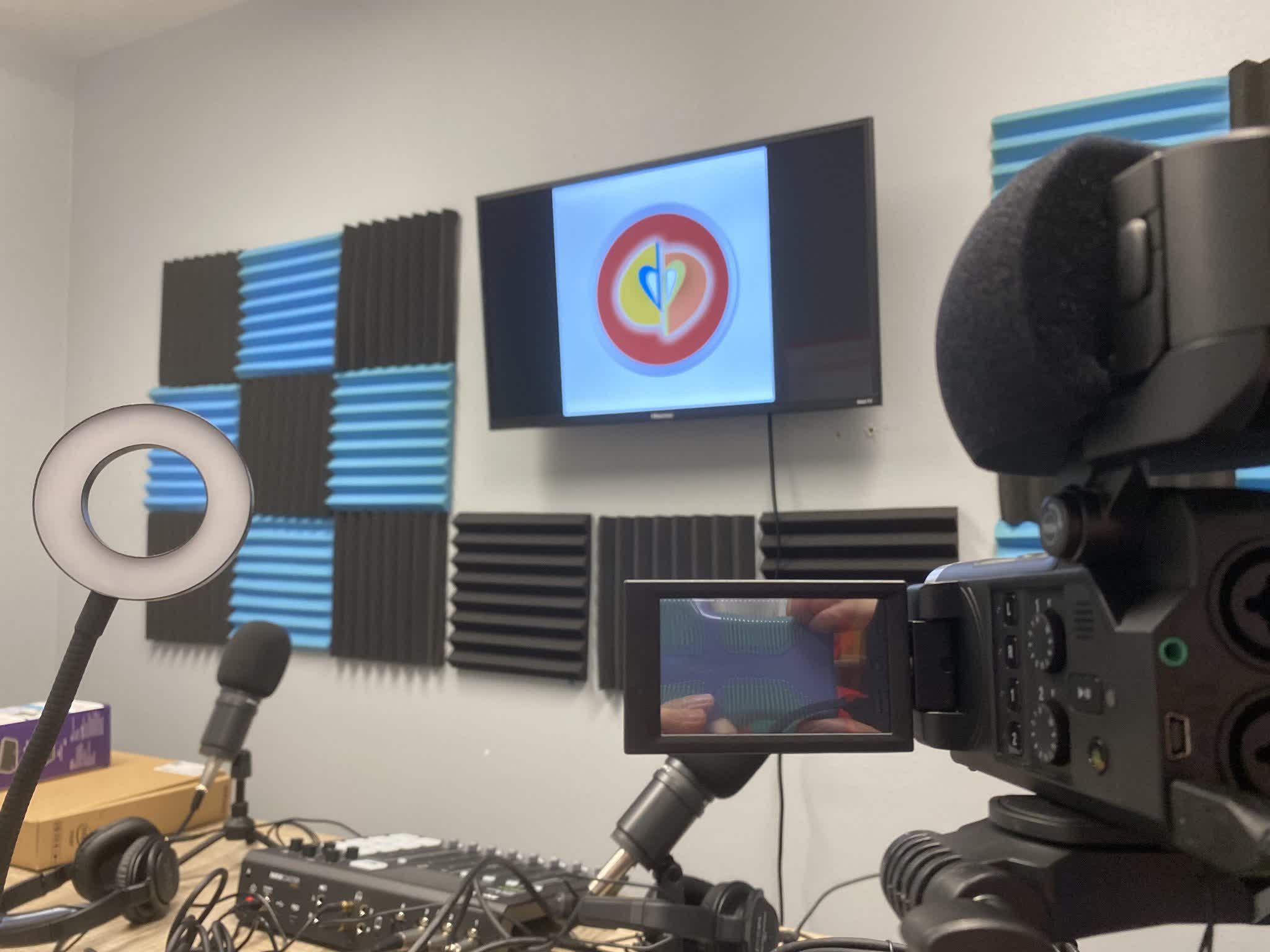 Estudio de Radio Fortaleza en Pasco